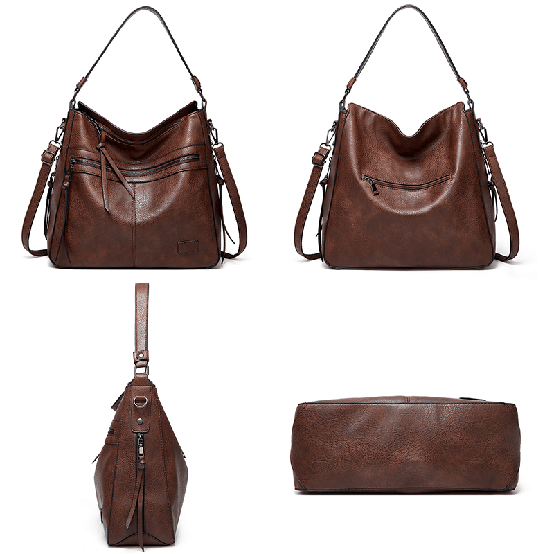 Bolsa Feminina de Couro Legítimo Safira SF478