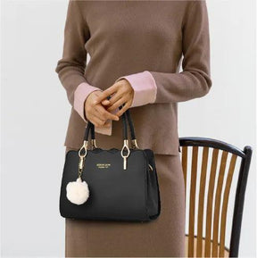 Bolsa Feminina de Couro Ecológico Safira SF782