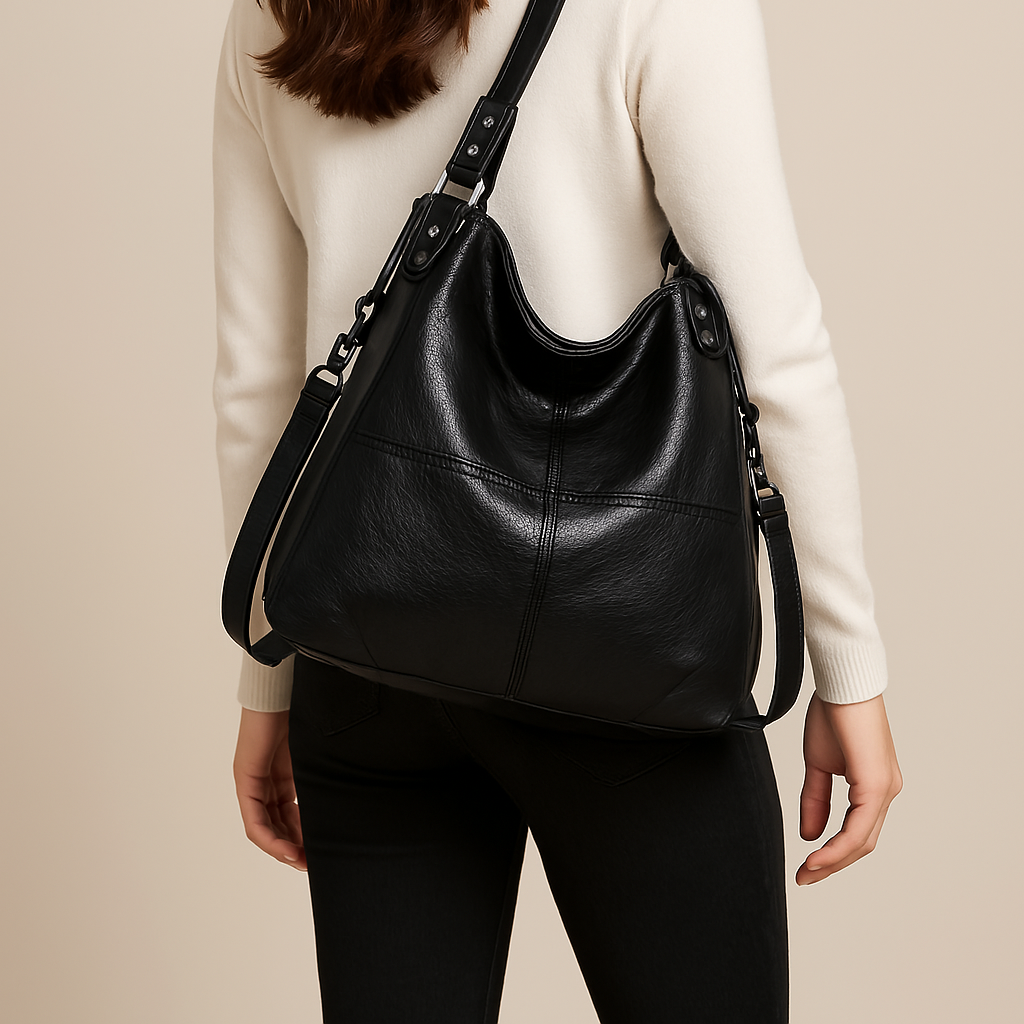 Bolsa Feminina de Couro Legítimo Safira SF684