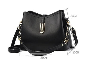 Bolsa Feminina de Couro Legítimo Safira SF247