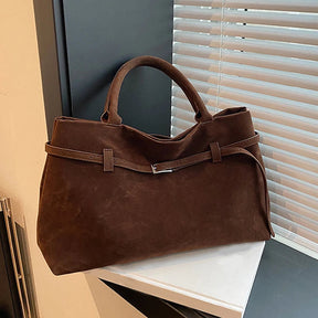 Bolsa Feminina de Camurça Safira SF863
