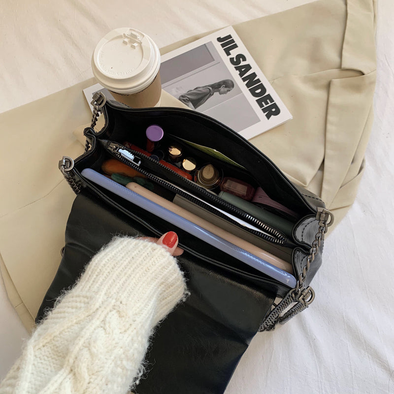 Bolsa Feminina de Couro Legítimo Safira SF471