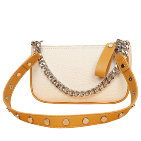 Bolsa Feminina Tiracolo de Couro Legítimo Safira SF837