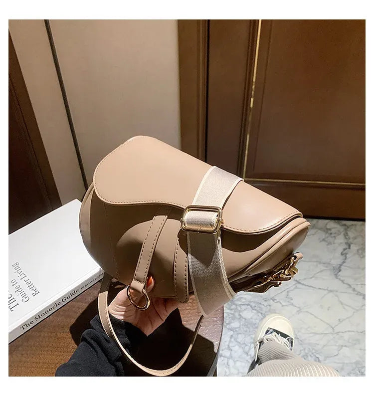 Bolsa Feminina de Couro Legítimo Safira SF123
