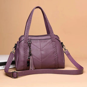 Bolsa Feminina de Couro Legítimo Safira SF437
