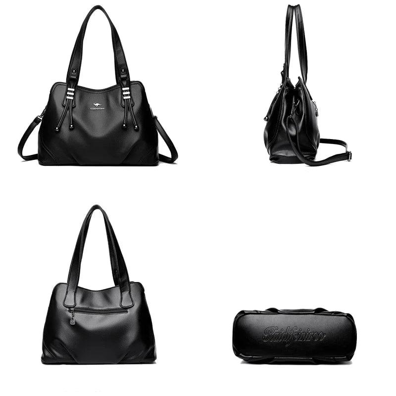 Bolsa Feminina de Couro Legítimo Safira SF582