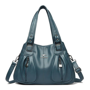 Bolsa Feminina de Couro Legítimo Safira SF736