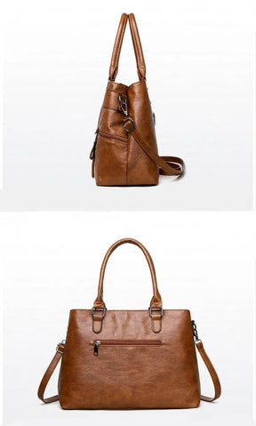 Bolsa Feminina de Couro Legítimo Safira SF317