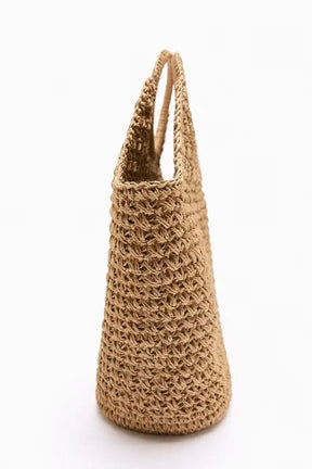Bolsa Feminina de Palha Natural Safira SF263