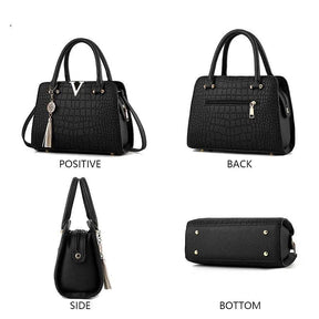 Bolsa Feminina de Couro Legítimo Safira SF732