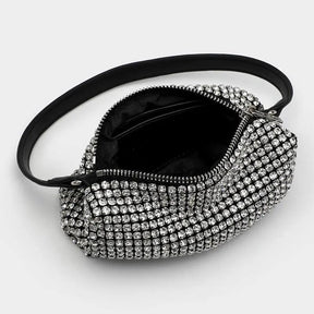 Bolsa Feminina de Poliéster Cravejado Safira SF413