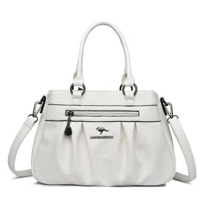 Bolsa Feminina de Couro Legítimo Safira SF472