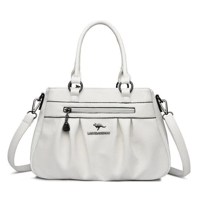 Bolsa Feminina de Couro Legítimo Safira SF472