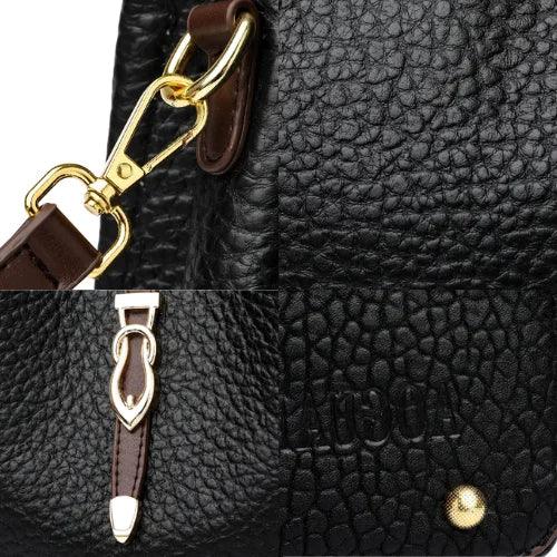 Bolsa Feminina de Couro Legítimo Safira SF583