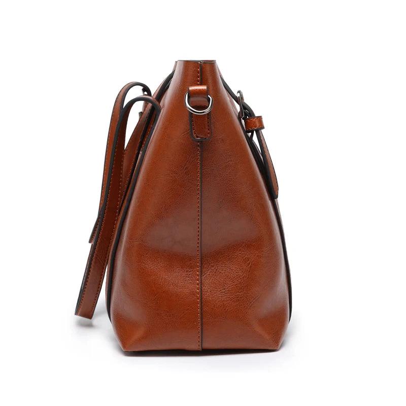 Bolsa Feminina de Couro Legítimo Safira SF537
