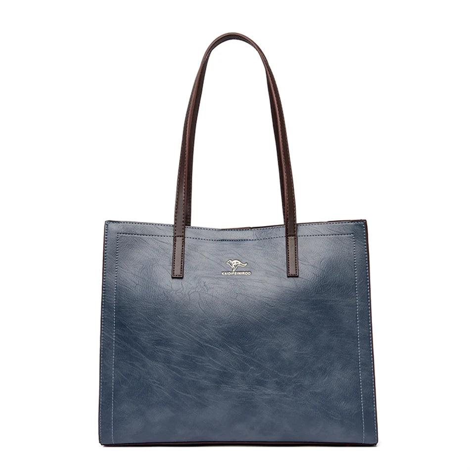 Bolsa Feminina de Couro Legítimo Safira SF392