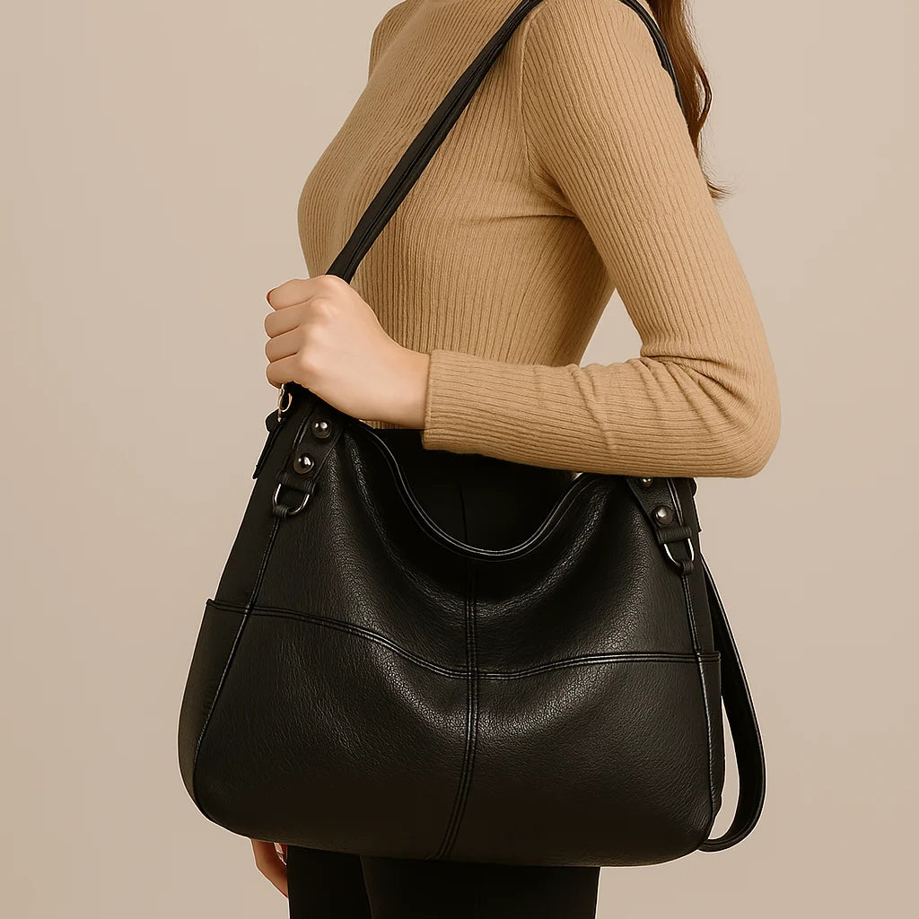 Bolsa Feminina de Couro Legítimo Safira SF684