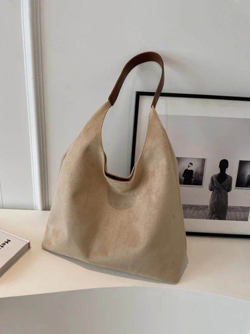 Bolsa Feminina de Camurça Safira SF385