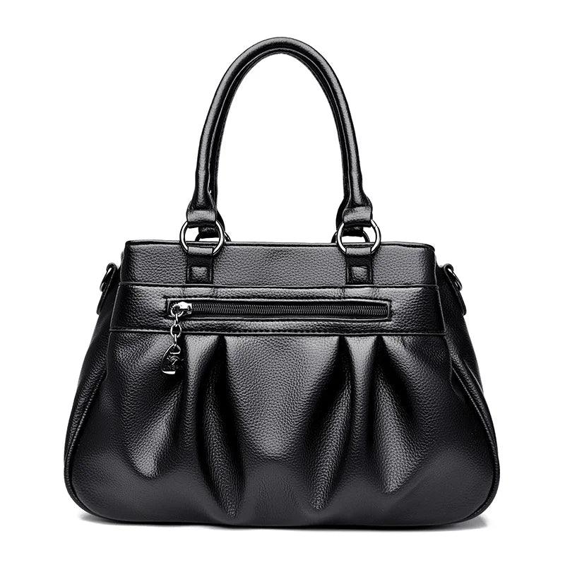 Bolsa Feminina de Couro Legítimo Safira SF472
