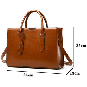 Conjunto em Couro Bolsa + 2 Carteira Safira SF691