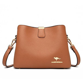 Bolsa Feminina de Couro Legítimo Safira SF729