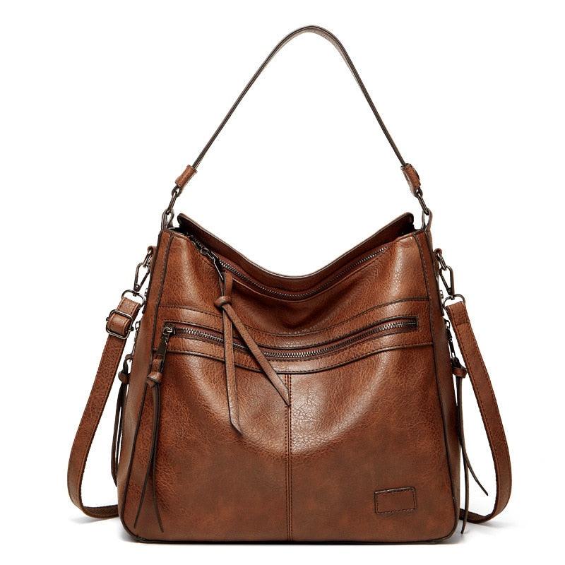 Bolsa Feminina de Couro Legítimo Safira SF478