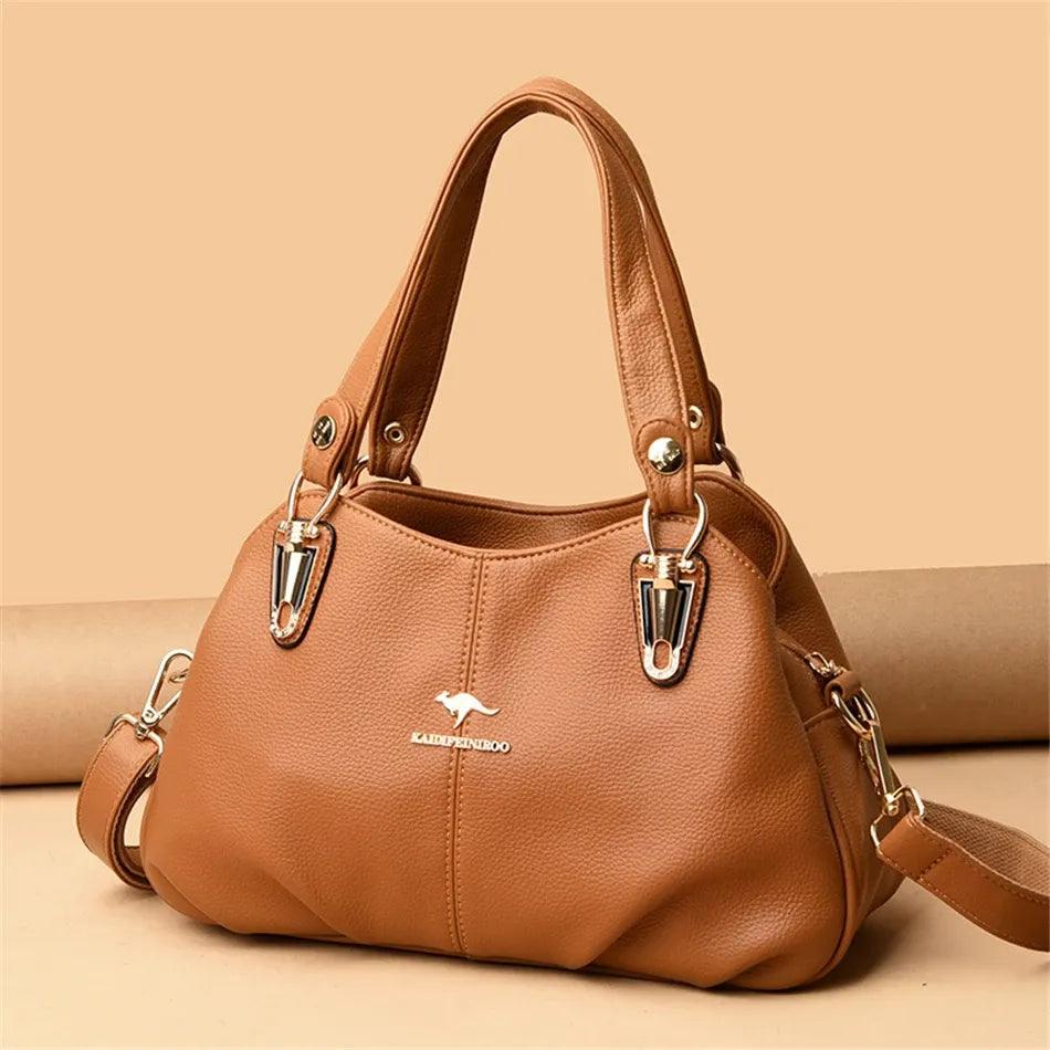 Bolsa Feminina de Couro Legítimo Safira SF719
