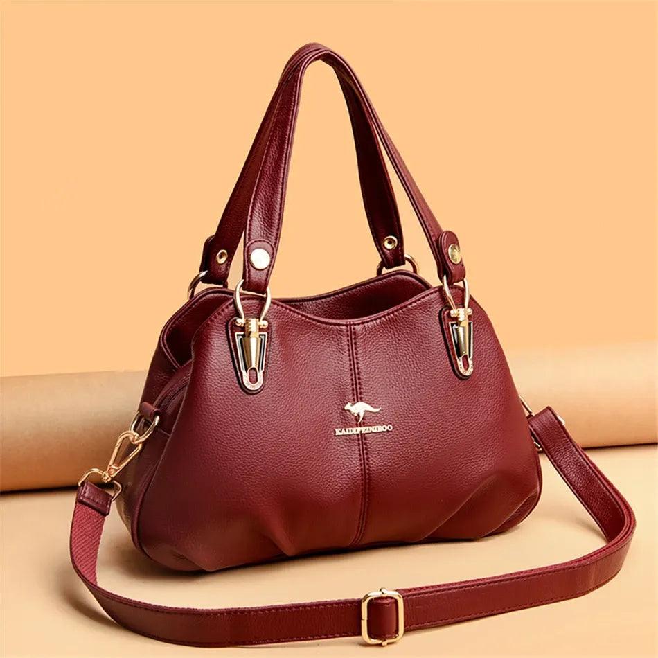 Bolsa Feminina de Couro Legítimo Safira SF719