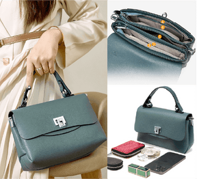 Bolsa Feminina de Couro Ecológico Safira SF439