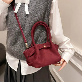 Bolsa Feminina de Camurça Safira SF712