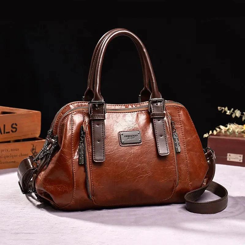 Bolsa Feminina de Couro Legítimo Safira SF271