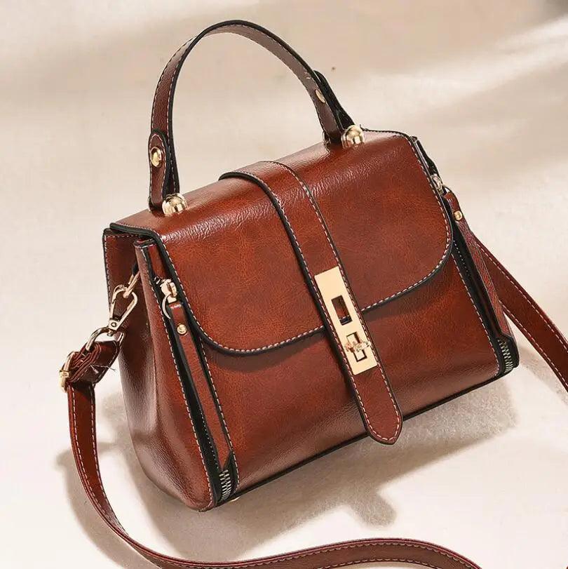 Bolsa Feminina de Couro Legítimo Safira SF396