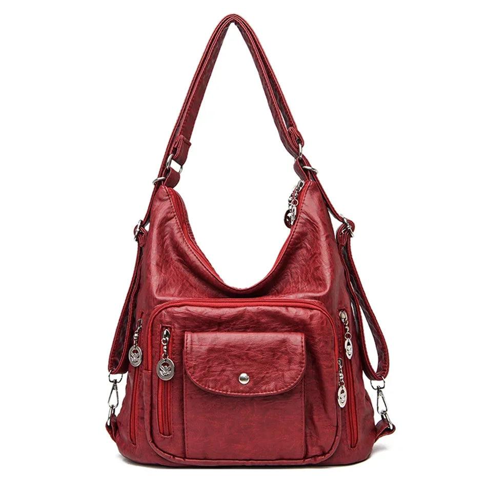 Bolsa Feminina de Couro Legítimo Safira SF482