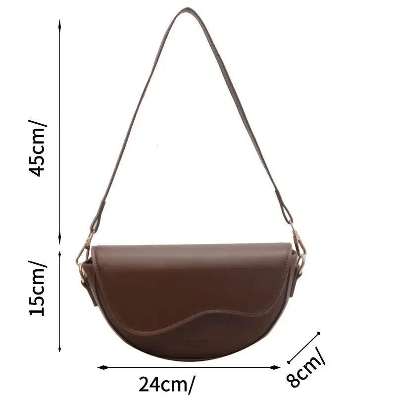 Bolsa Feminina de Couro Legítimo Safira SF222