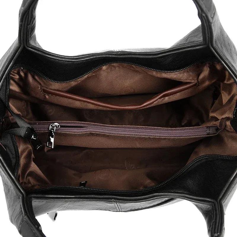 Bolsa Feminina de Couro Legítimo Safira SF376