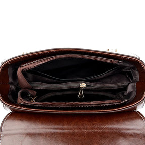 Bolsa Feminina de Couro Legítimo Safira SF417