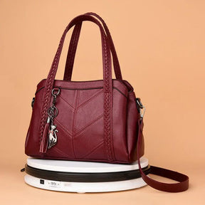 Bolsa Feminina de Couro Legítimo Safira SF437