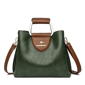 Bolsa Feminina de Couro Legítimo Safira SF233