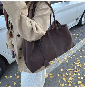 Bolsa Feminina de Camurça Safira SF297