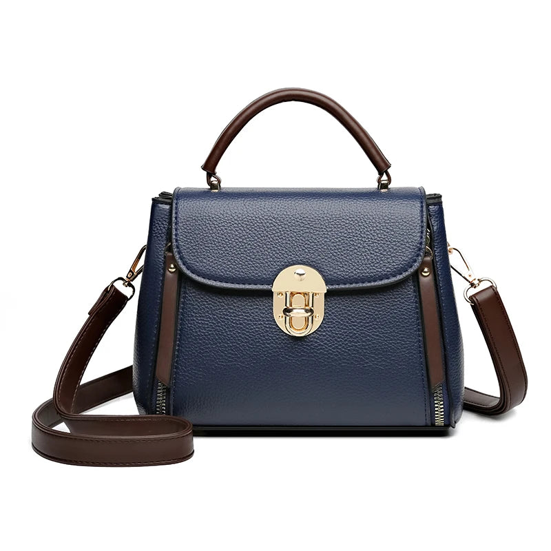 Bolsa Feminina de Couro Legítimo Safira SF218
