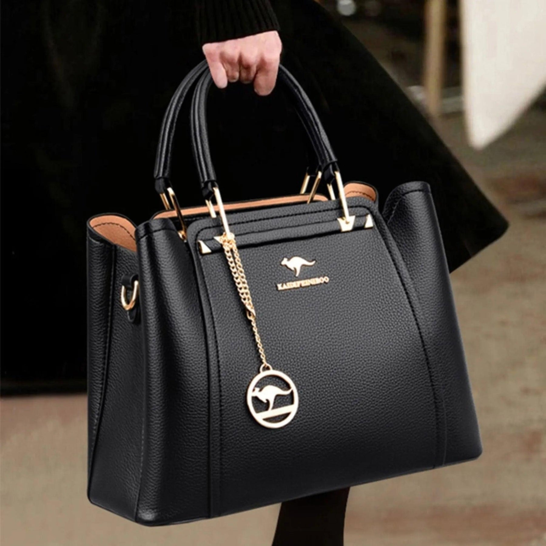 Bolsa Feminina de Couro Legítimo Safira SF639