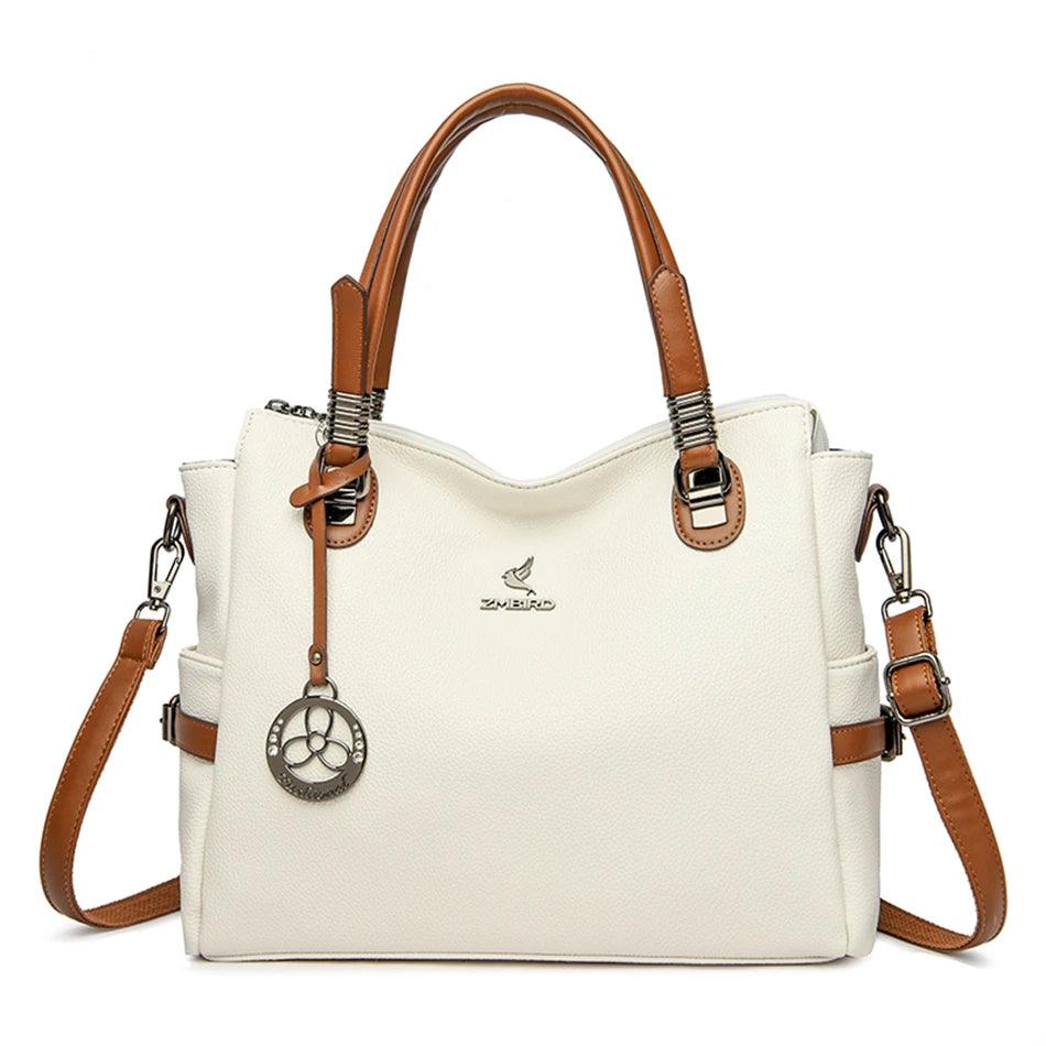 Bolsa Feminina de Couro Legítimo Safira SF731