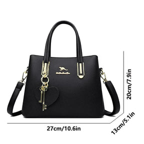 Bolsa Feminina de Couro Ecológico Safira SF368