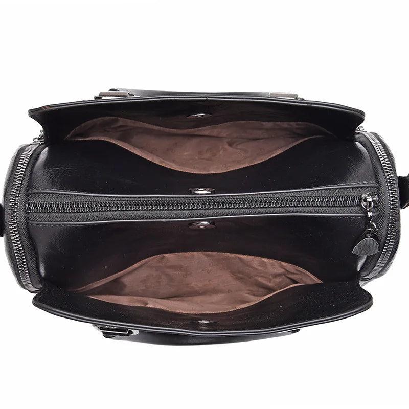 Bolsa Feminina de Couro Legítimo Safira SF183