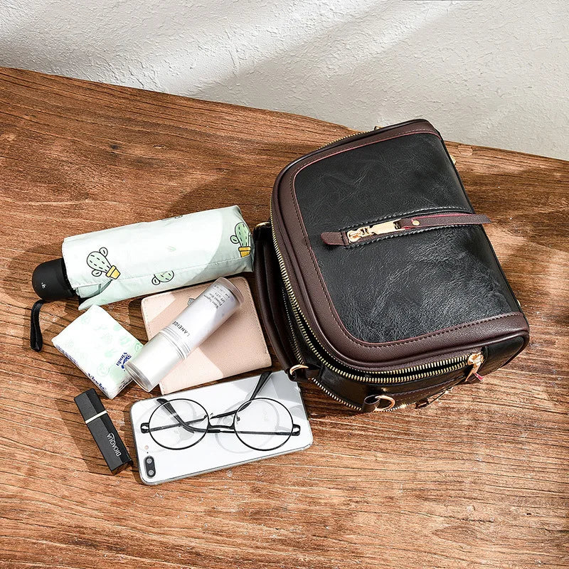 Bolsa Pequena em Couro Legítimo - Safira SF421