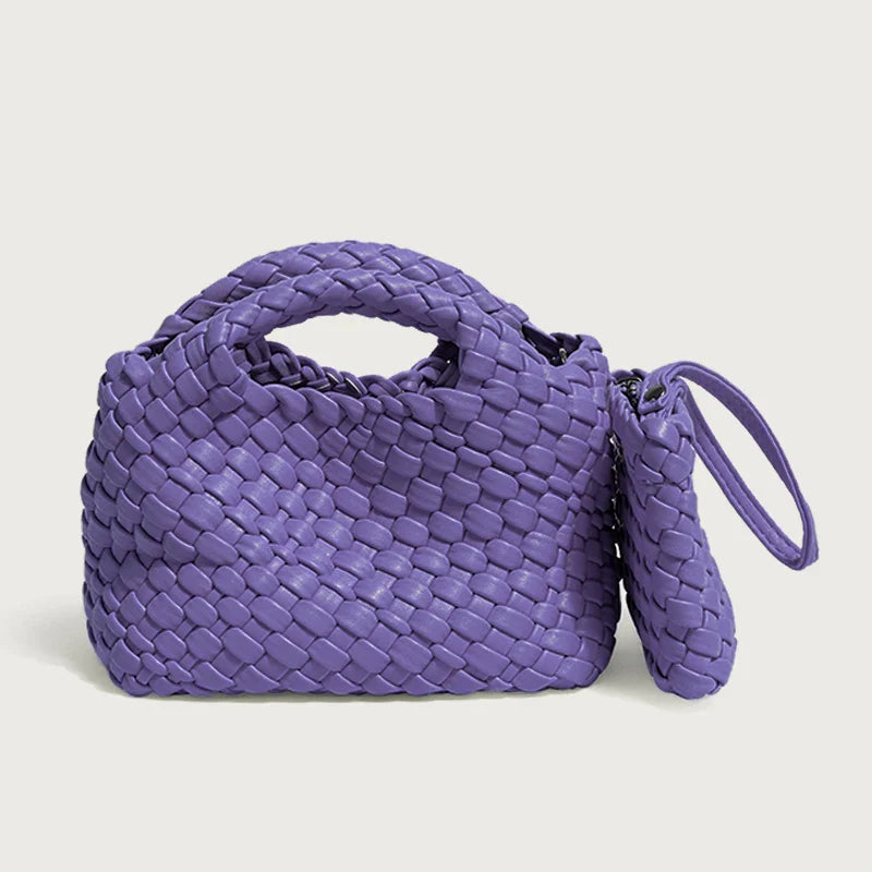 Bolsa Feminina Trançada Pequena Safira SF732