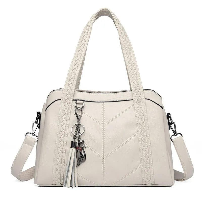 Bolsa Feminina de Couro Legítimo Safira SF437