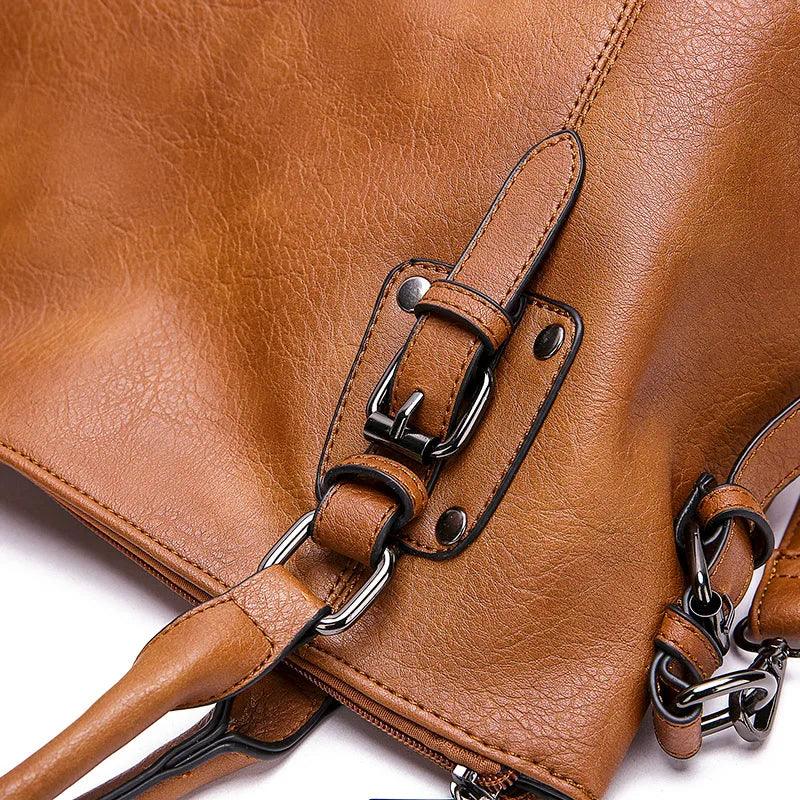 Bolsa Feminina de Couro Legítimo Safira SF468