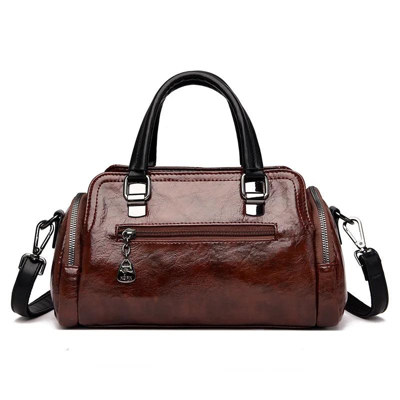 Bolsa Feminina de Couro Legítimo Safira SF328