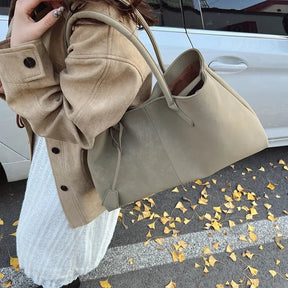 Bolsa Feminina de Camurça Safira SF297